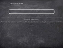 Tablet Screenshot of occupygr.com